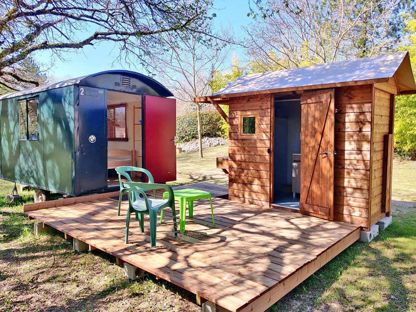 Camping La Vaugelette - Drome Montclar-sur-Gervanne Bagian luar foto